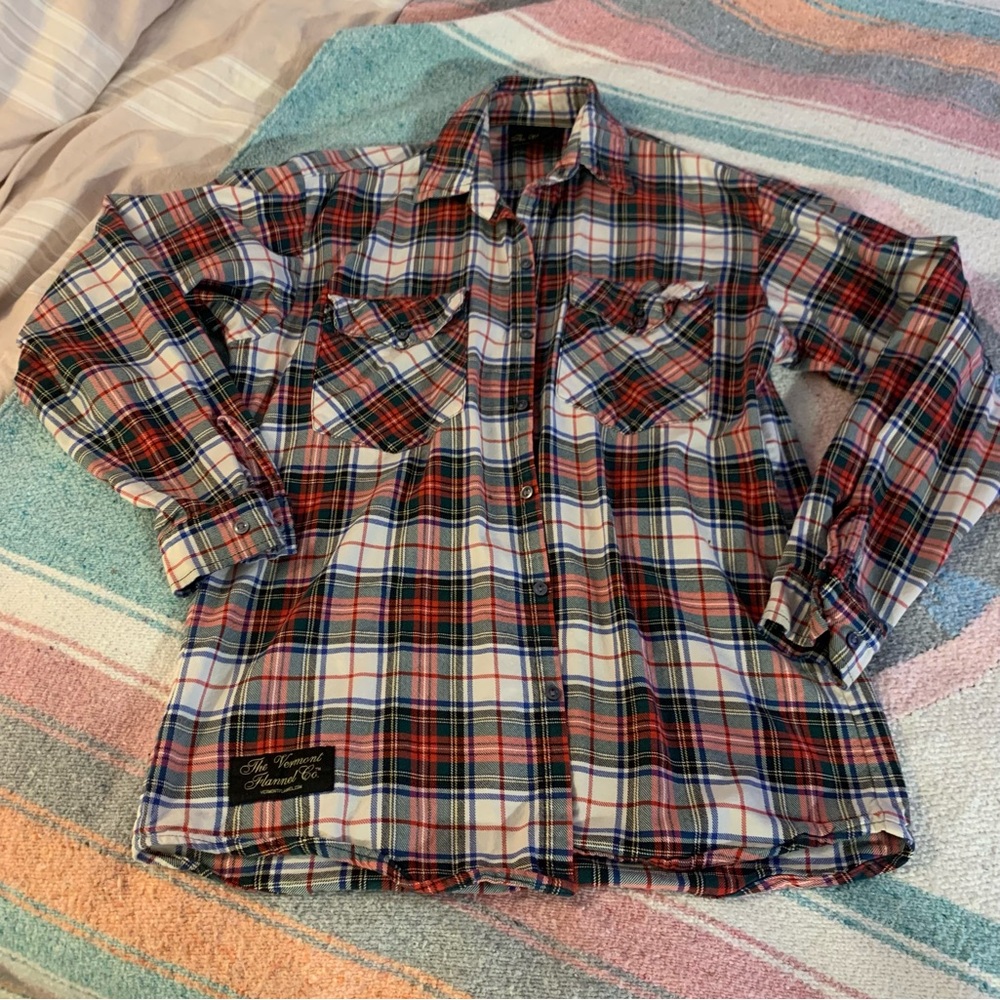Vintage Vermont Flannel Company Flannel Shirt